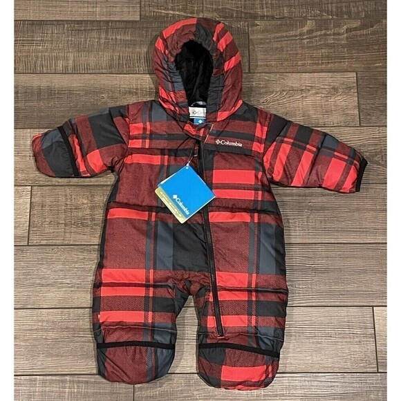 Columbia Baby Snuggly Bunny Bunting Down Hooded Snowsuit 6 Months New - Picture 2 of 10